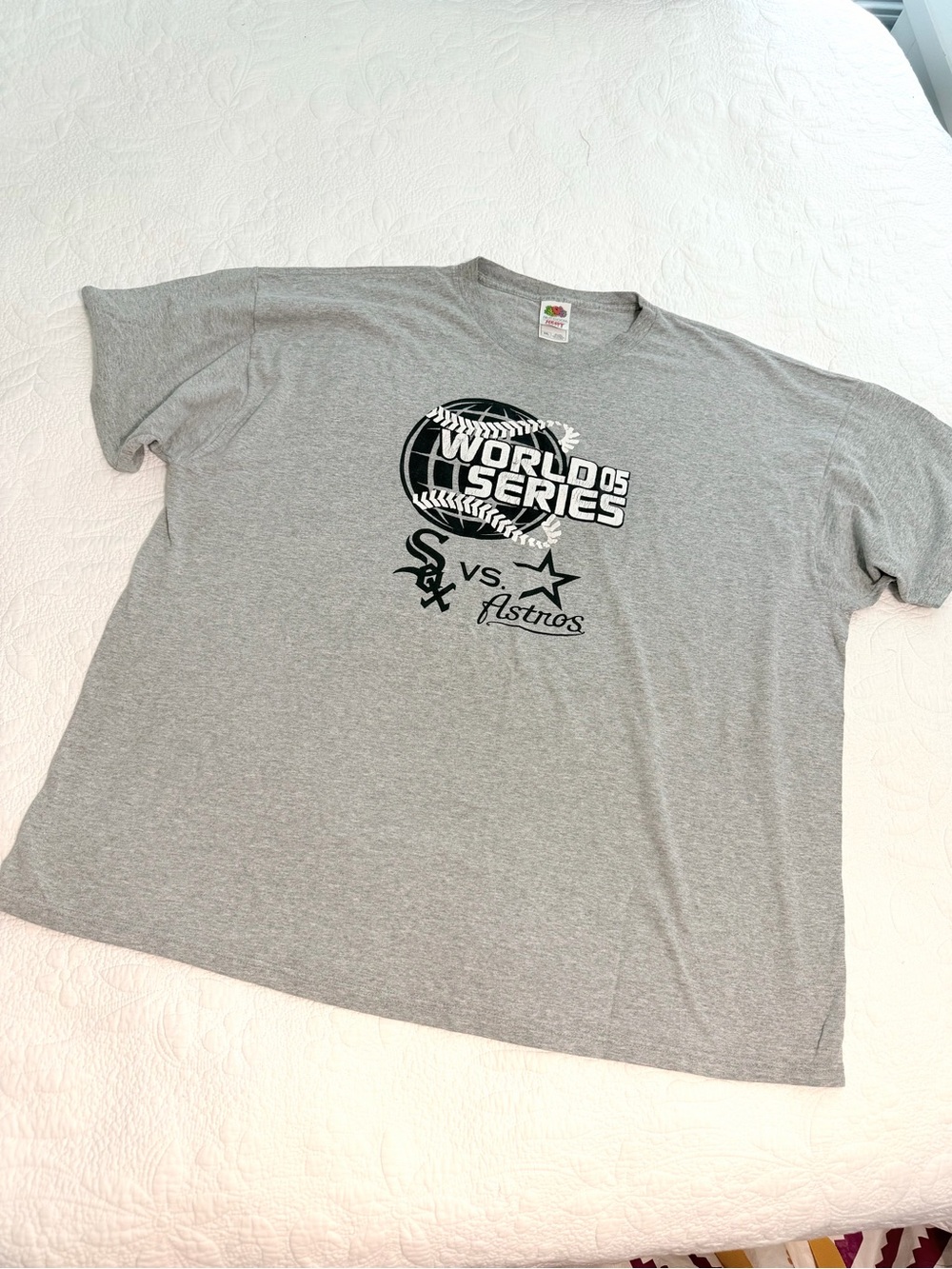 Vintage 2005 Chicago White Sox World Series T-Shirt Houston Astros Y2K Size 3x